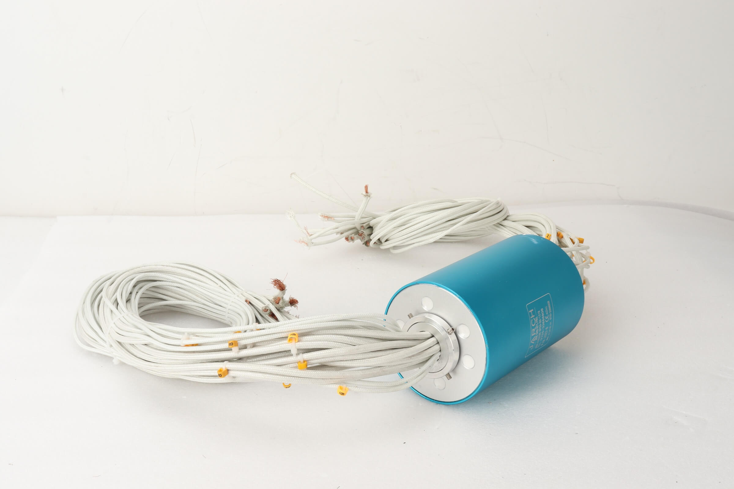 JARCH Thermocouple Slip Ring with matched compensation lead wires for accurate rotary temp measurement